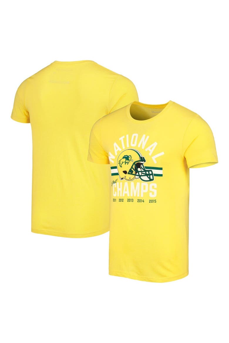 Men's Homefield Heather Gold NDSU Bison T-Shirt, Main, color, Heather Gold