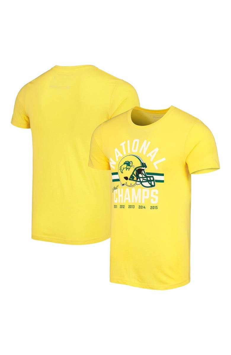 HOMEFIELD Men's Homefield Heather Gold NDSU Bison T-Shirt, Main, color, Heather Gold