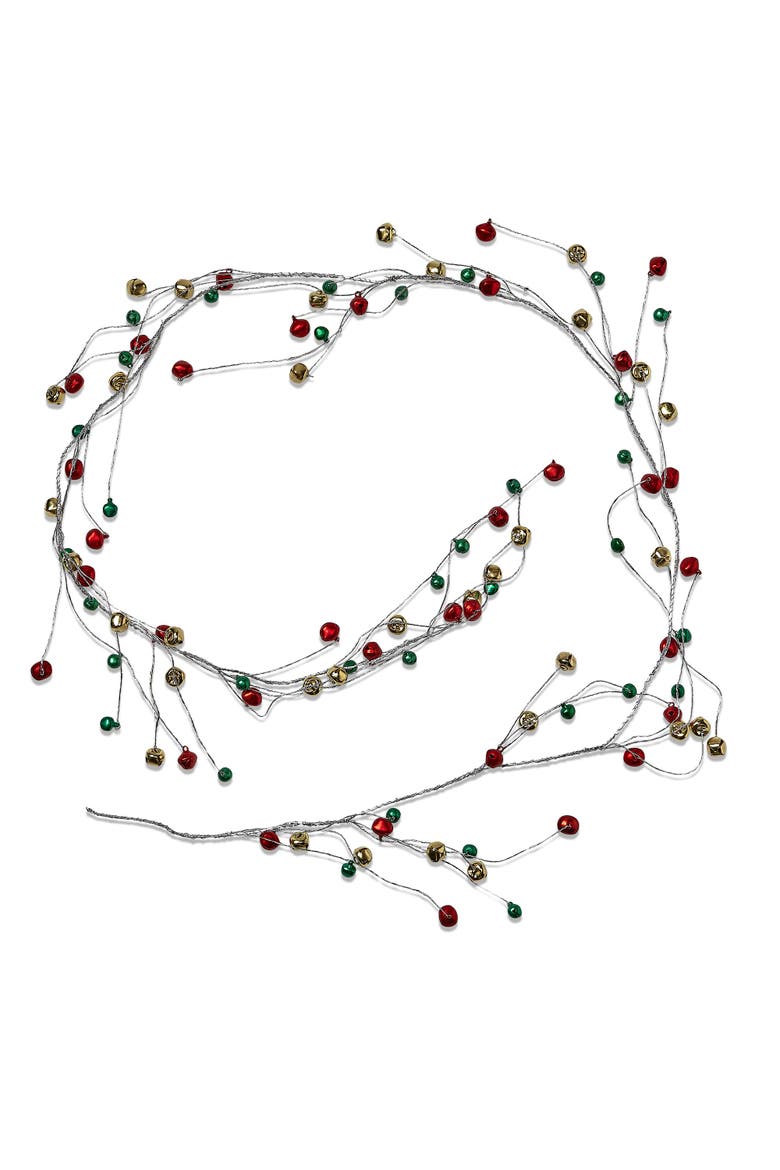 Jingle Bells Multi Color Garland Decorative Wall Banner, Main, color, Multicolored