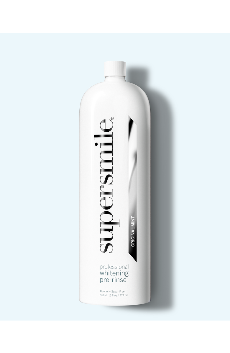 Supersmile Professional Whitening Pre-Rinse 16.0 oz - Mint, Main, color, White