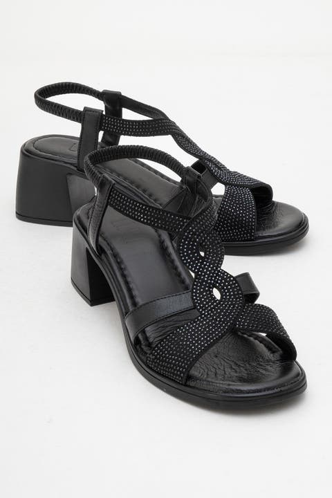 Dolen Leather Chunky Sandal