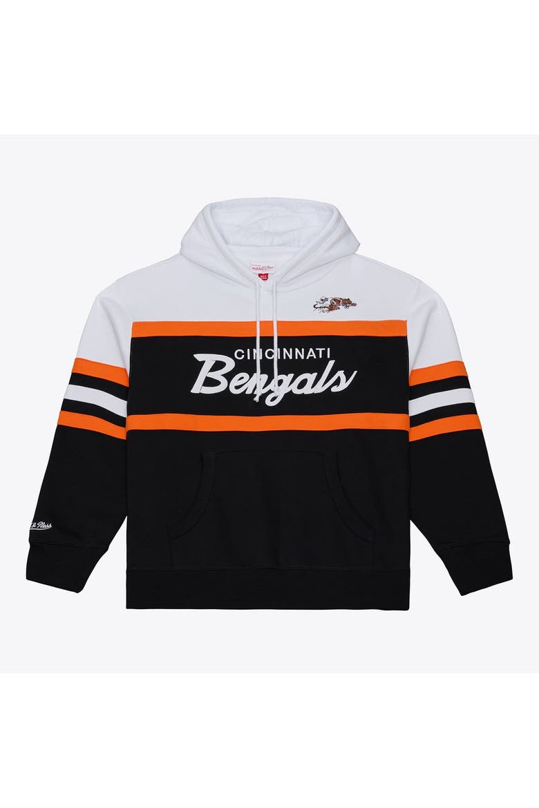 Men's Mitchell & Ness  Black Cincinnati Bengals Head Coach Hoodie, Main, color, Black