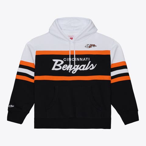 Men's Mitchell & Ness  Black Cincinnati Bengals Head Coach Hoodie