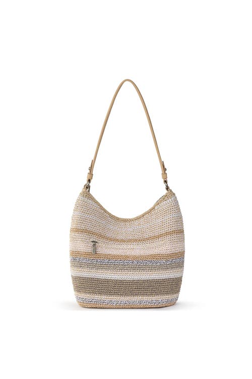 The Sak Sequoia Hobo Bag In Sand Stripe