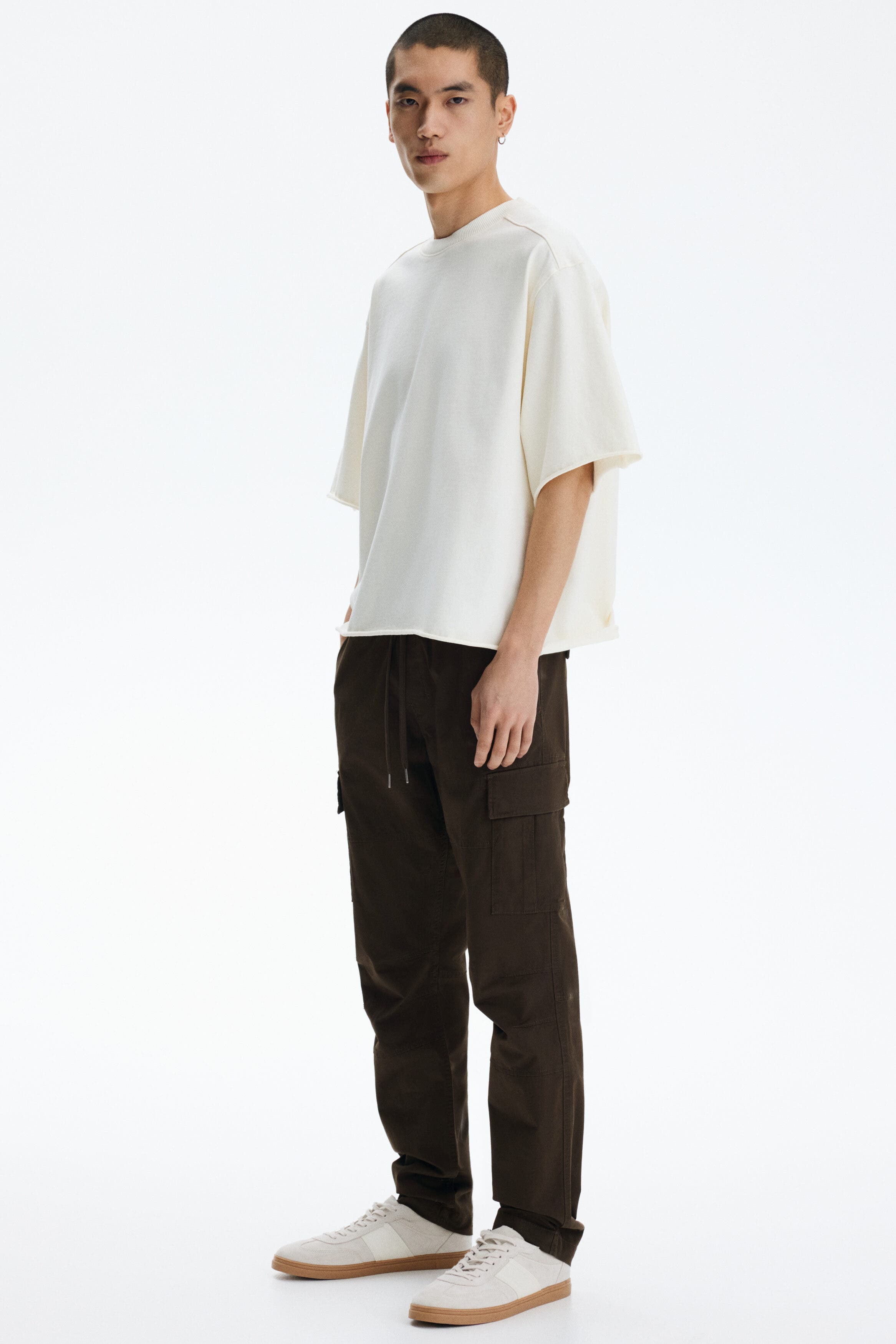 Slim Fit Cargo Trousers - image 2