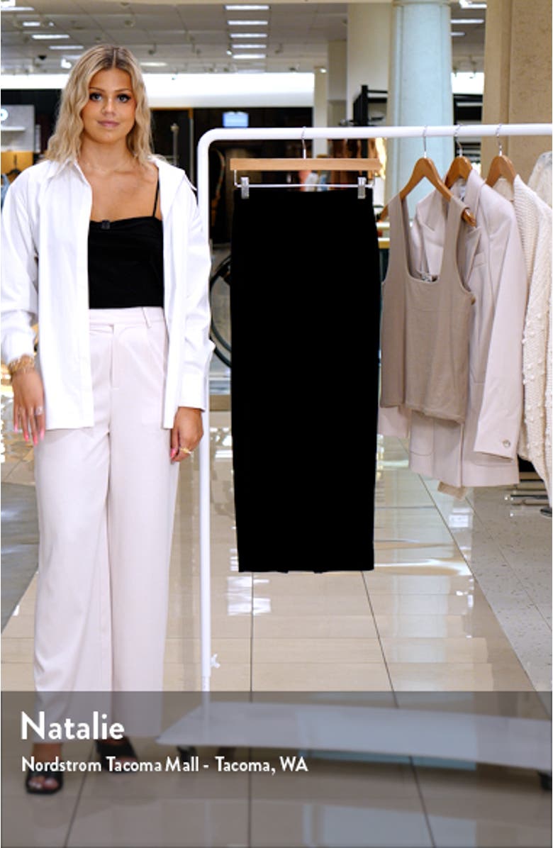 Velour Maxi Skirt, sales video thumbnail