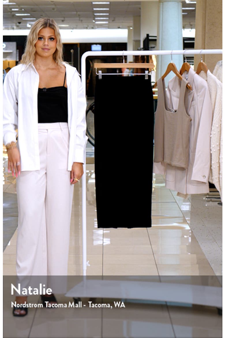 Velour Maxi Skirt video