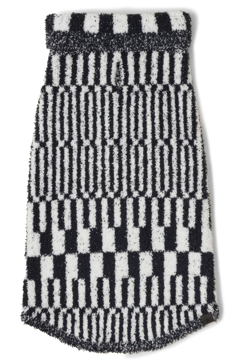 Barefoot Dreams<sup>®</sup> CozyChic<sup>™</sup> Abstract Check Dog Sweater, Main, color, He Pearl-Indigo