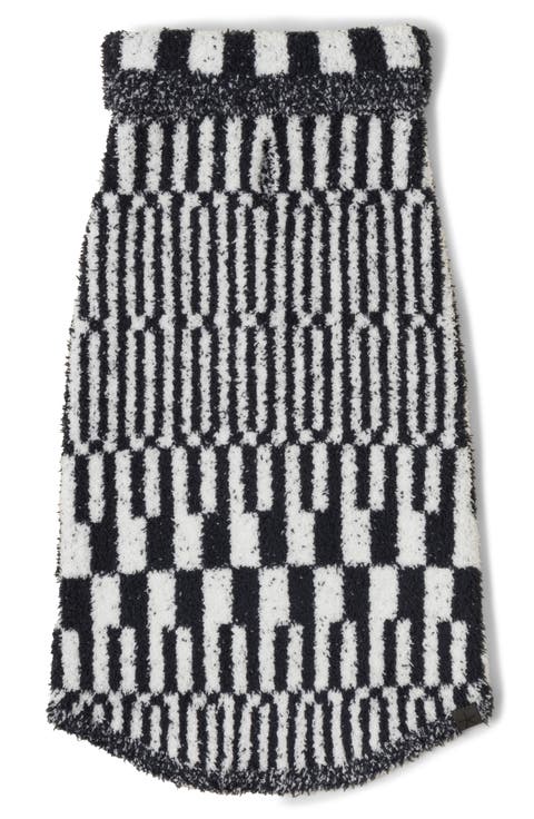 CozyChic™ Abstract Check Dog Sweater