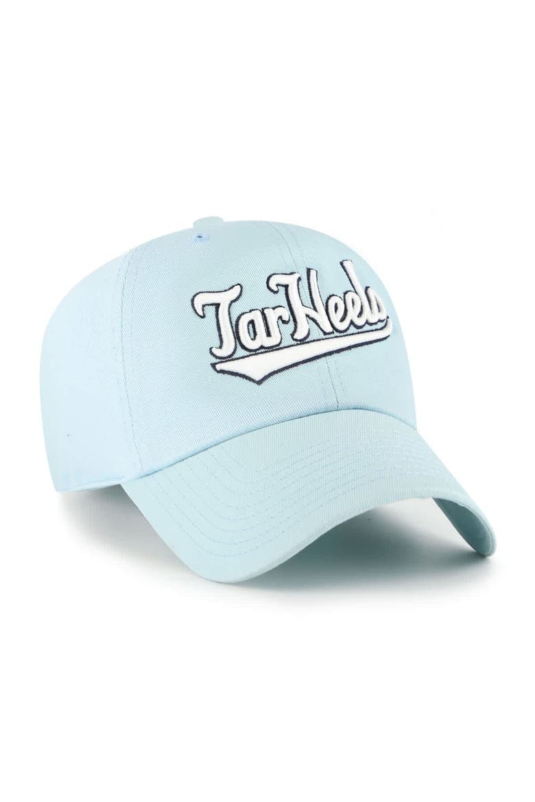 Men's '47 Light Blue North Carolina Tar Heels Clean Up Adjustable Hat, Alternate, color, Light Blue