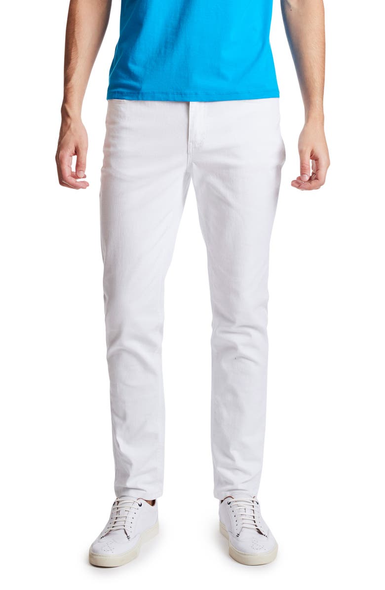 PAISLEY & GRAY Rebel Skinny Jeans, Alternate, color, White Jeans