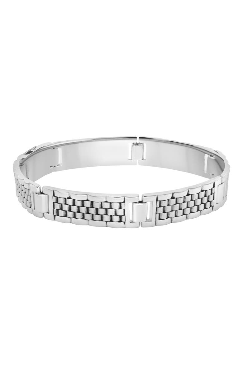 Sterling Silver Link Bracelet, Alternate, color, SILVER