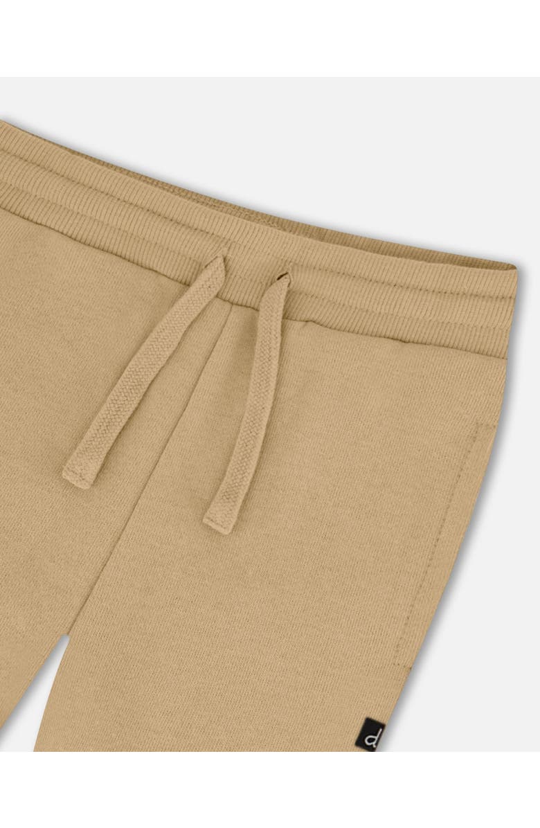 Deux par Deux Baby Boy's Jogger Sweatpants Beige, Alternate, color, Beige