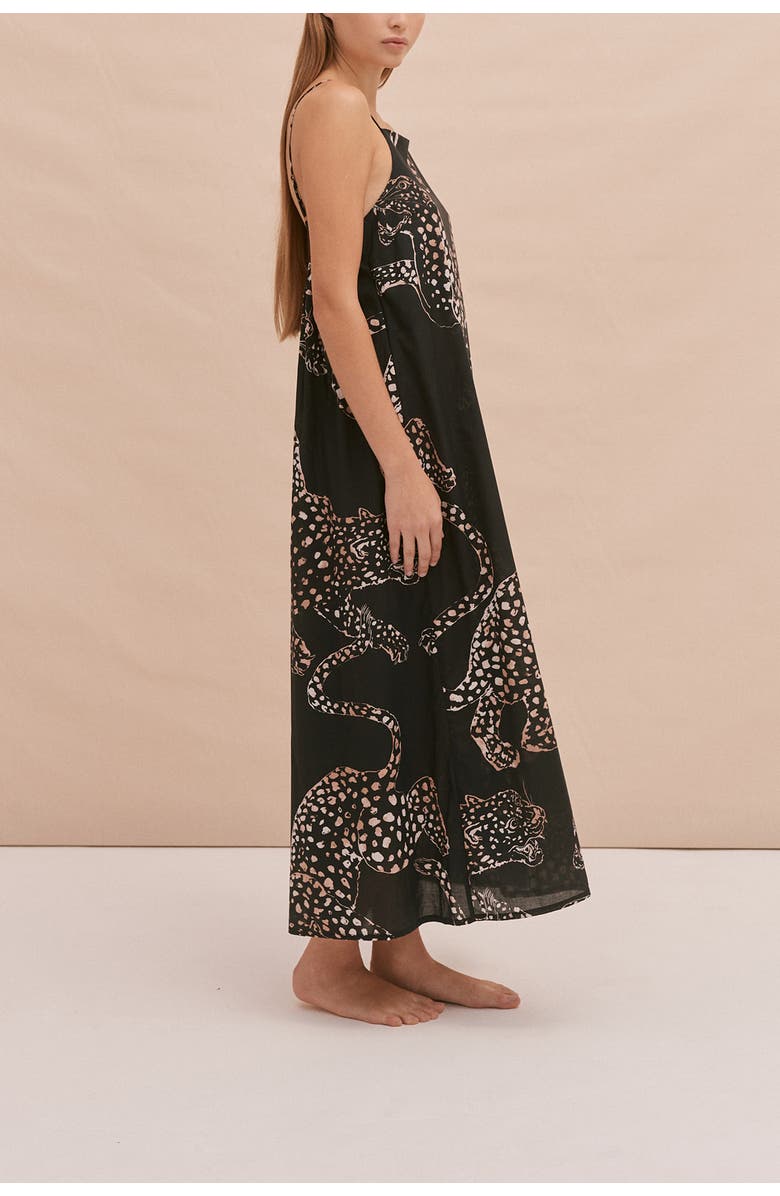 Desmond & Dempsey Square Nightie, Alternate, color, Jag Navy