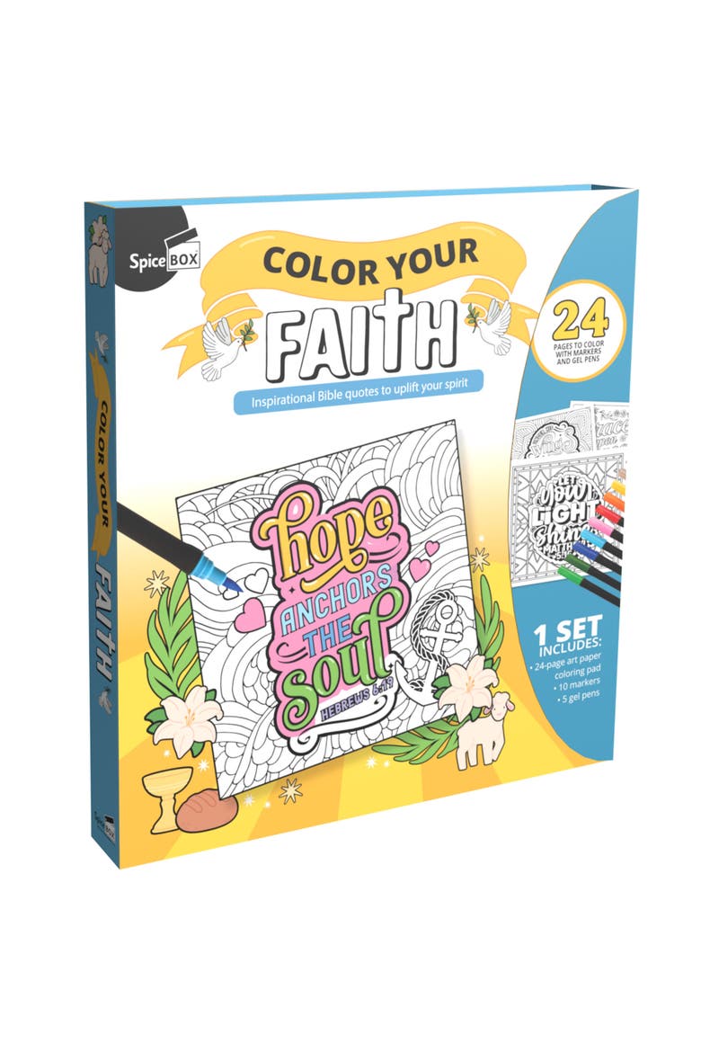 24 Page Coloring Pad, Main, color, Multicolored