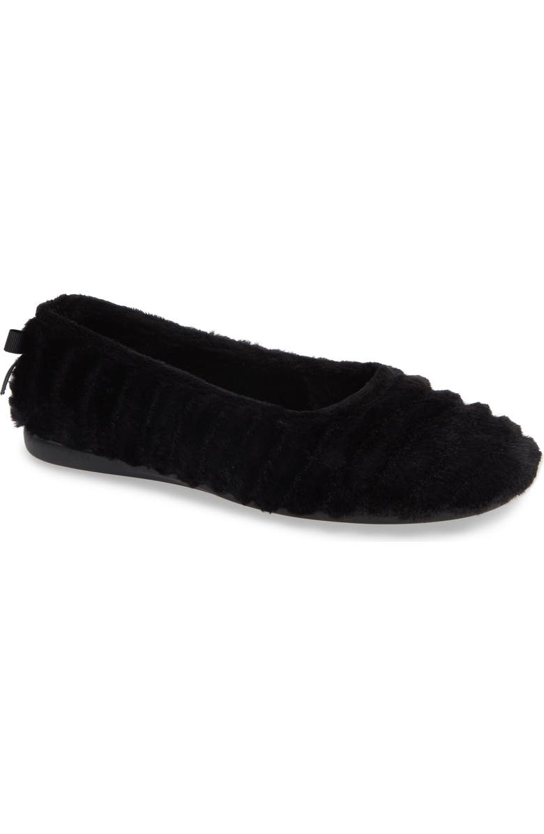 patricia green Jane Faux Fur Slipper, Main, color,