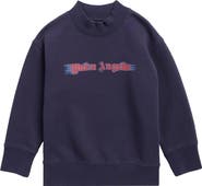 Palm Angels Kids' Blurred Logo Graphic Sweatshirt