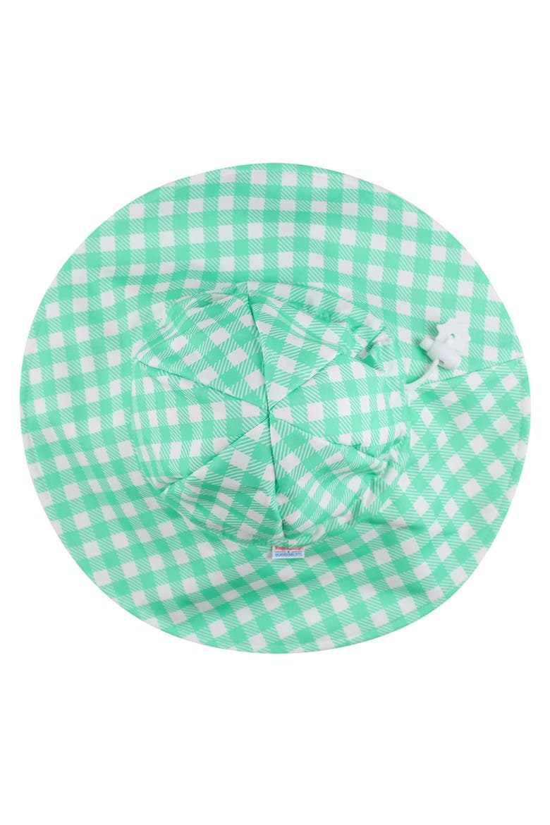 Unisex UPF50+ Sun Protective Hat, Alternate, color, Spring Green Gingham