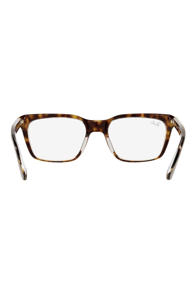 RX5391 51mm Rectangle Optical Glasses, Alternate, color, HAVANA
