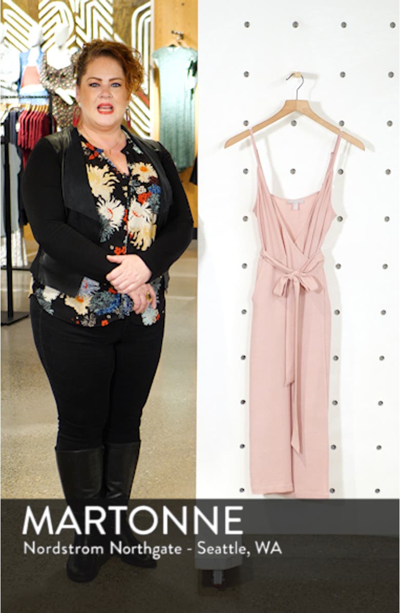 Crepe Wrap Midi Dress, sales video thumbnail