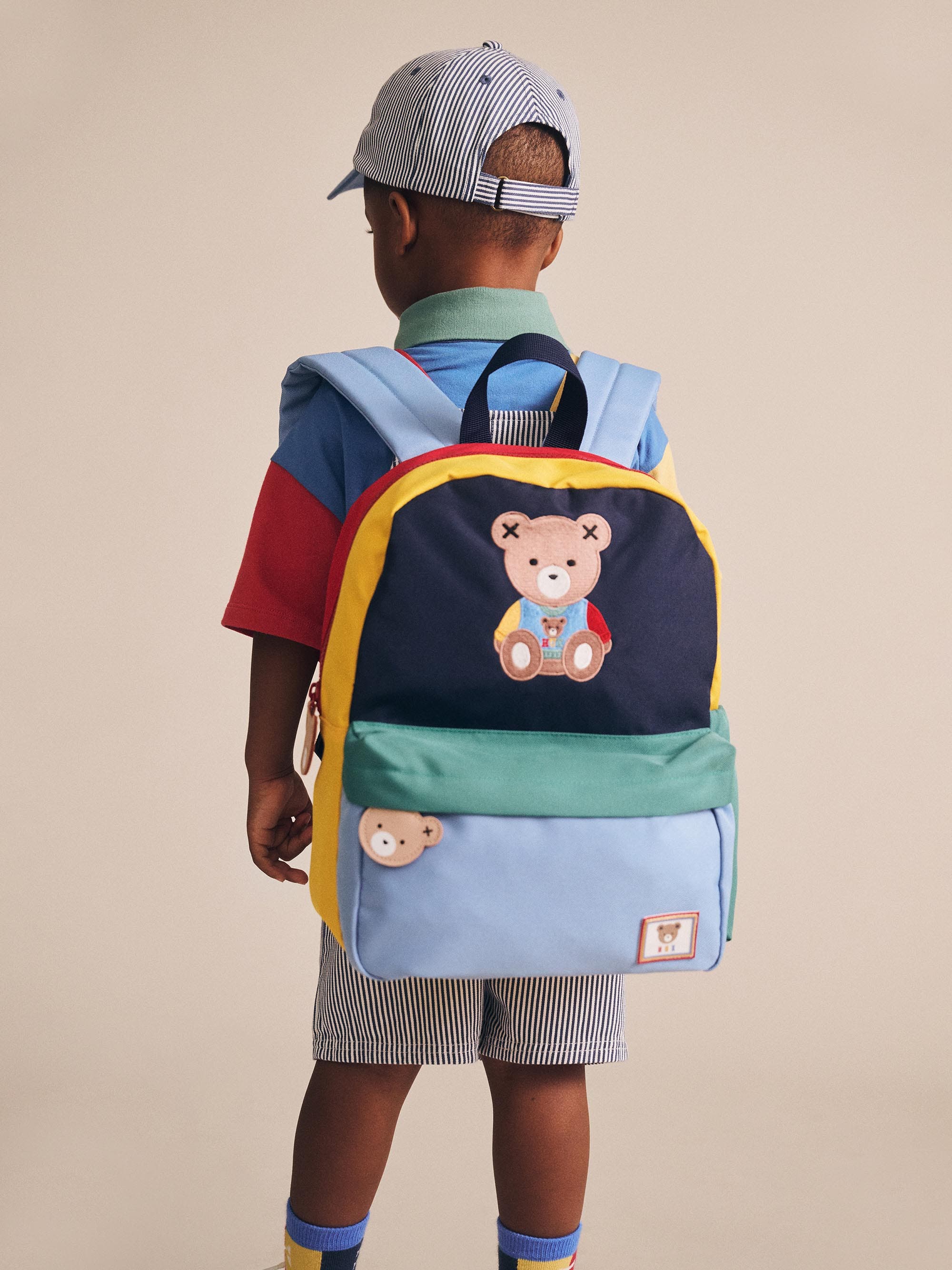 Huxbaby Perfect Backpack Blue Huxbear, Alternate, color, 