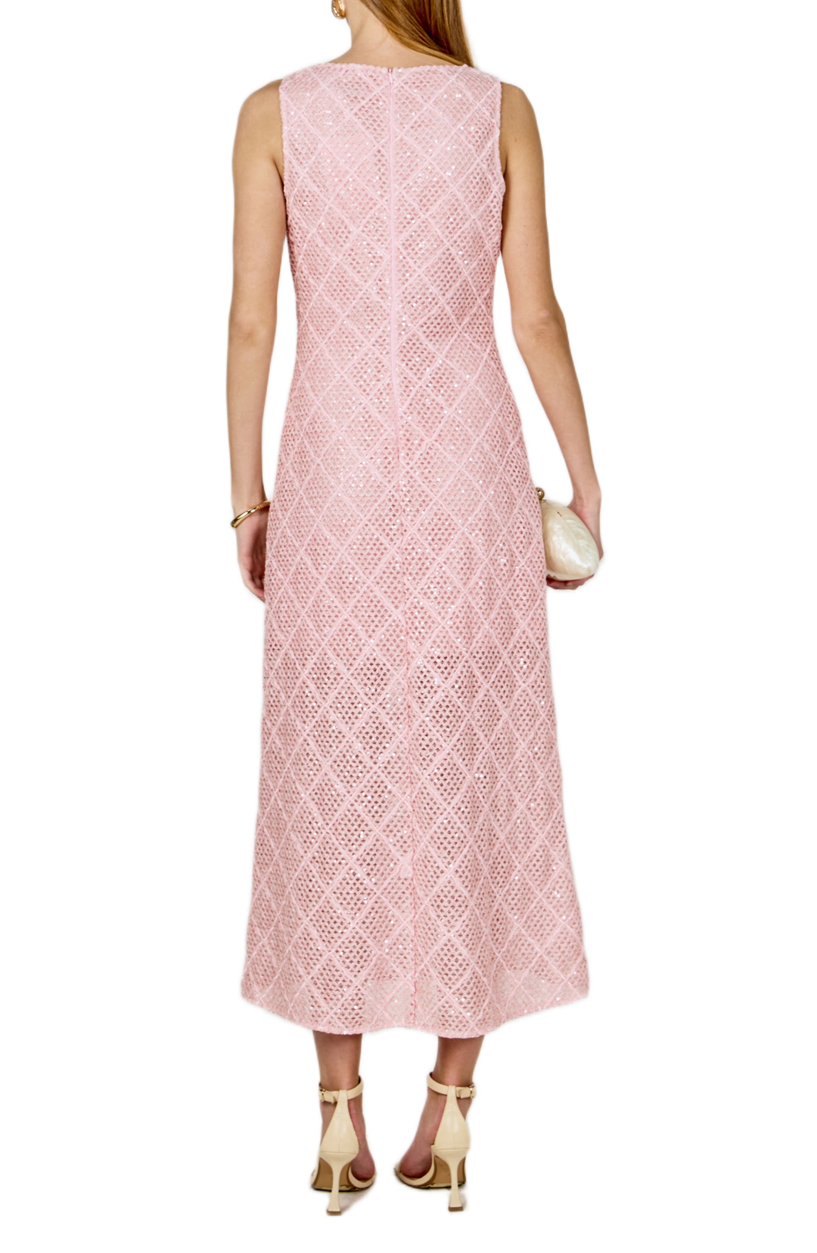 Sequin Open Stitch Dress - image 2