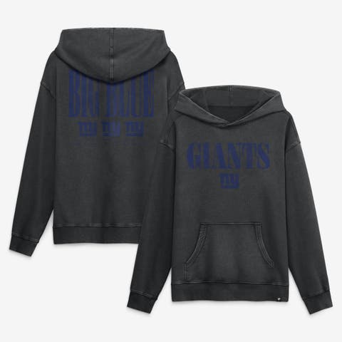 Men's Fanatics Black New York Giants Relaxed Intense Rivalry French Terry Hoodie