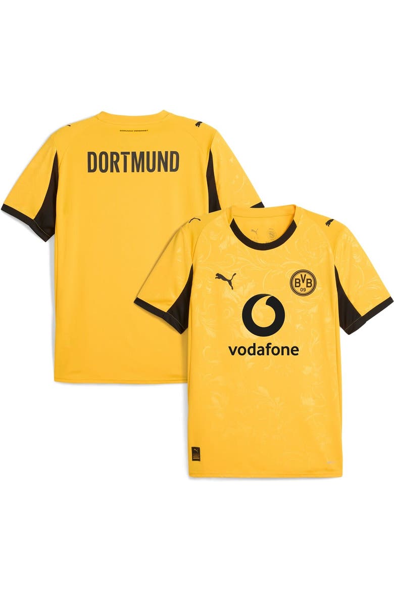 Men's Puma  Yellow Borussia Dortmund 2025/26 Cup Replica Jersey, Main, color, Yellow