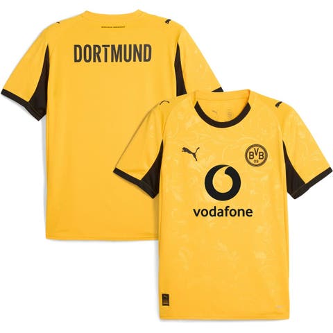 Men's Puma  Yellow Borussia Dortmund 2025/26 Cup Replica Jersey