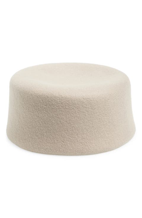 Lauren Wool Felt Pillbox Hat