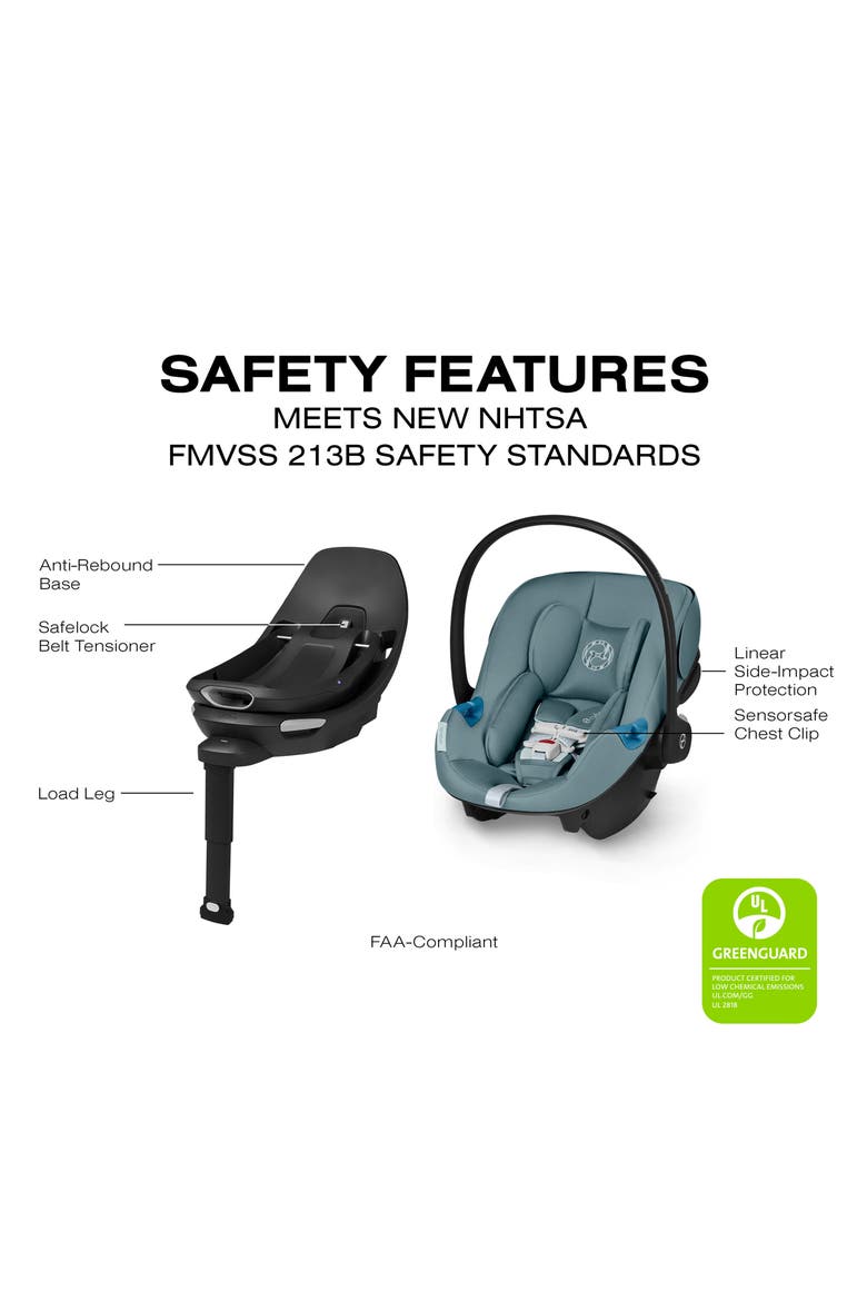 Aton G2 Infant Car Seat with Swivel Load Leg Base, Alternate, color, STORMY BLUE