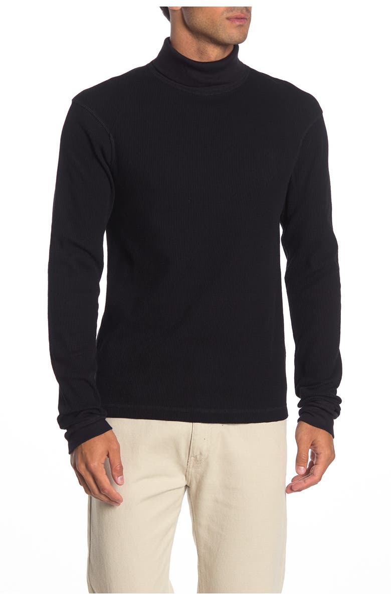 Helmut Lang Thermal Long Sleeve Turtleneck, Main, color, 