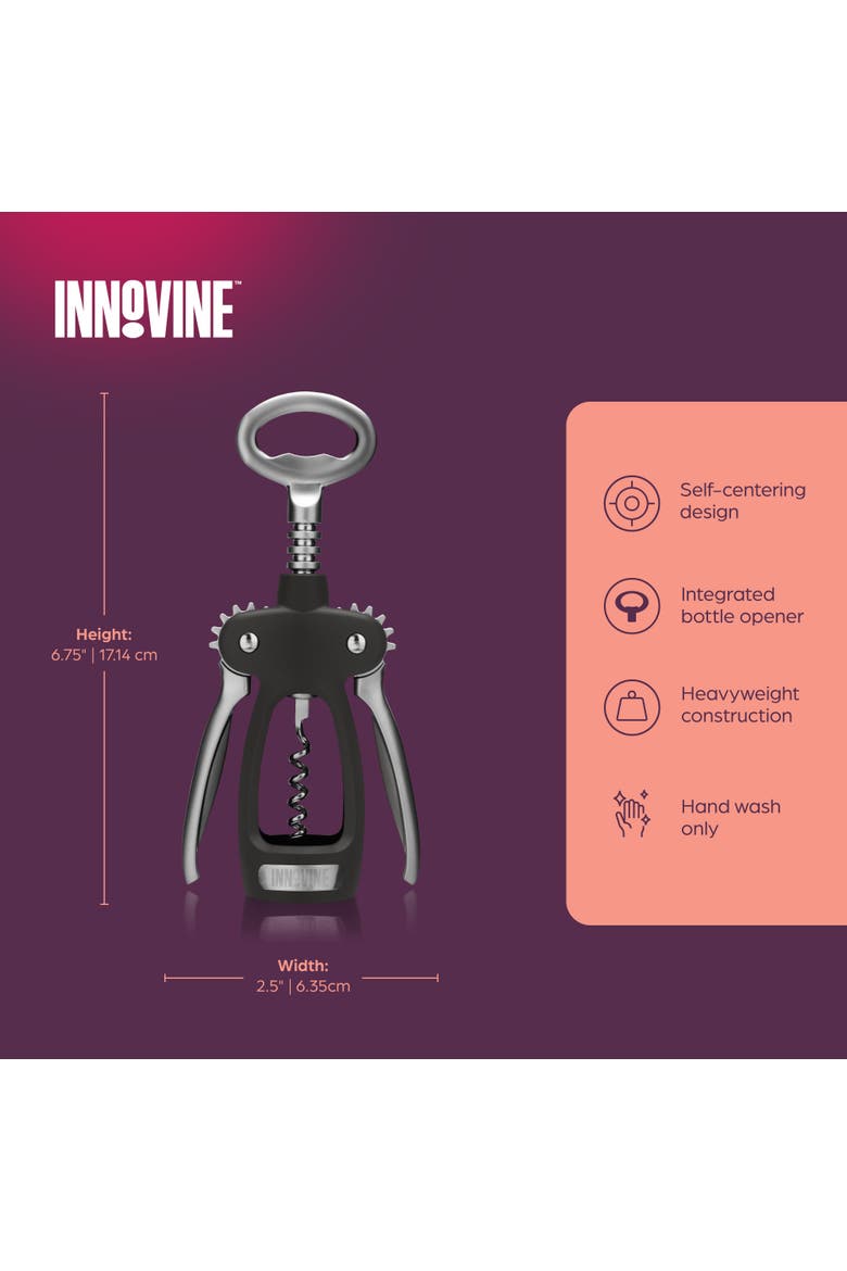 Double Lever Corkscrew, Alternate, color, Grey