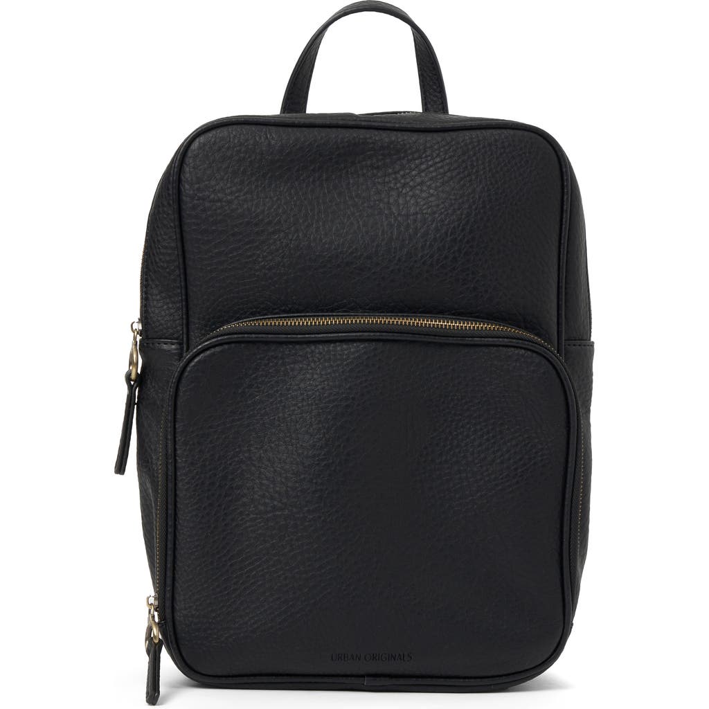 Urban Originals Blackbird Studded Backpack In Black
