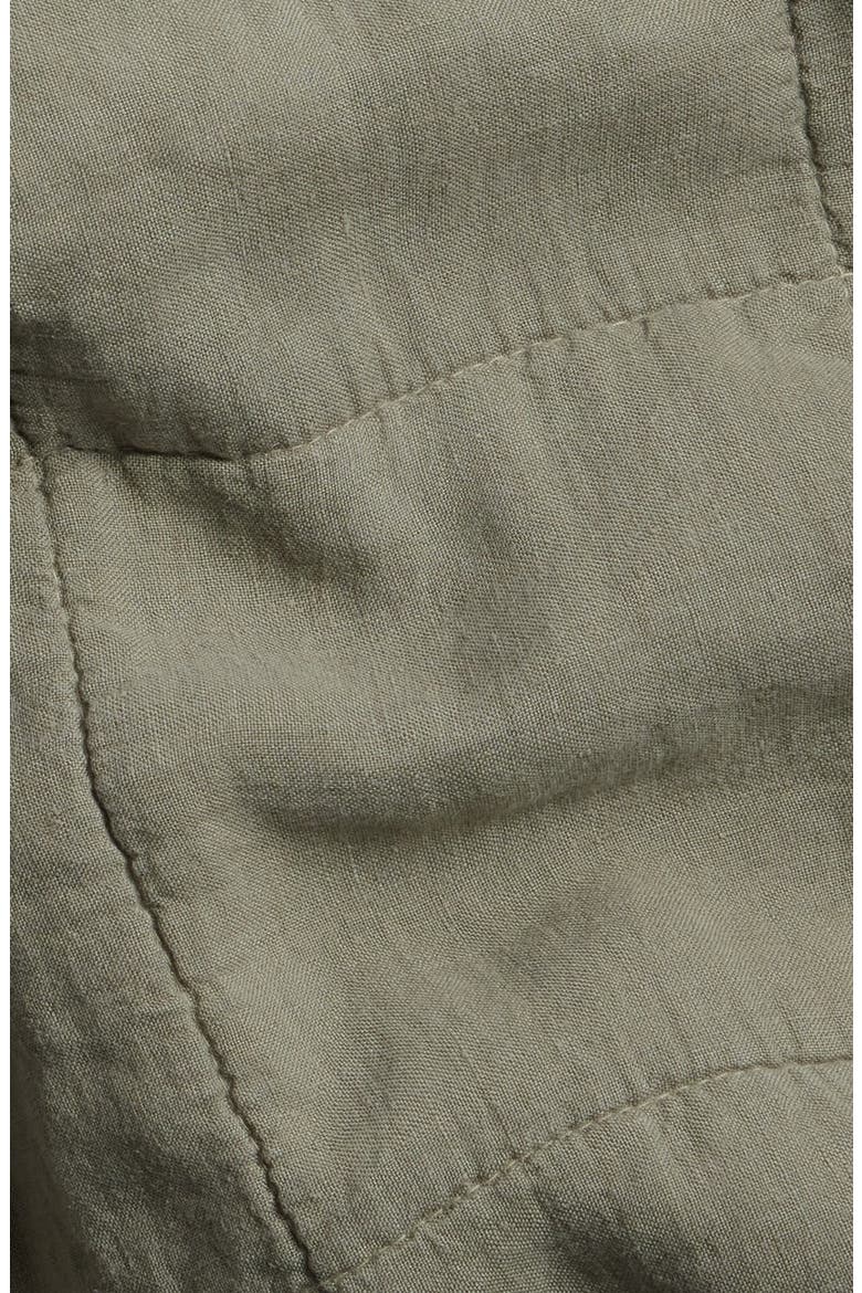 Linen Box Quilt, Alternate, color, MOSS