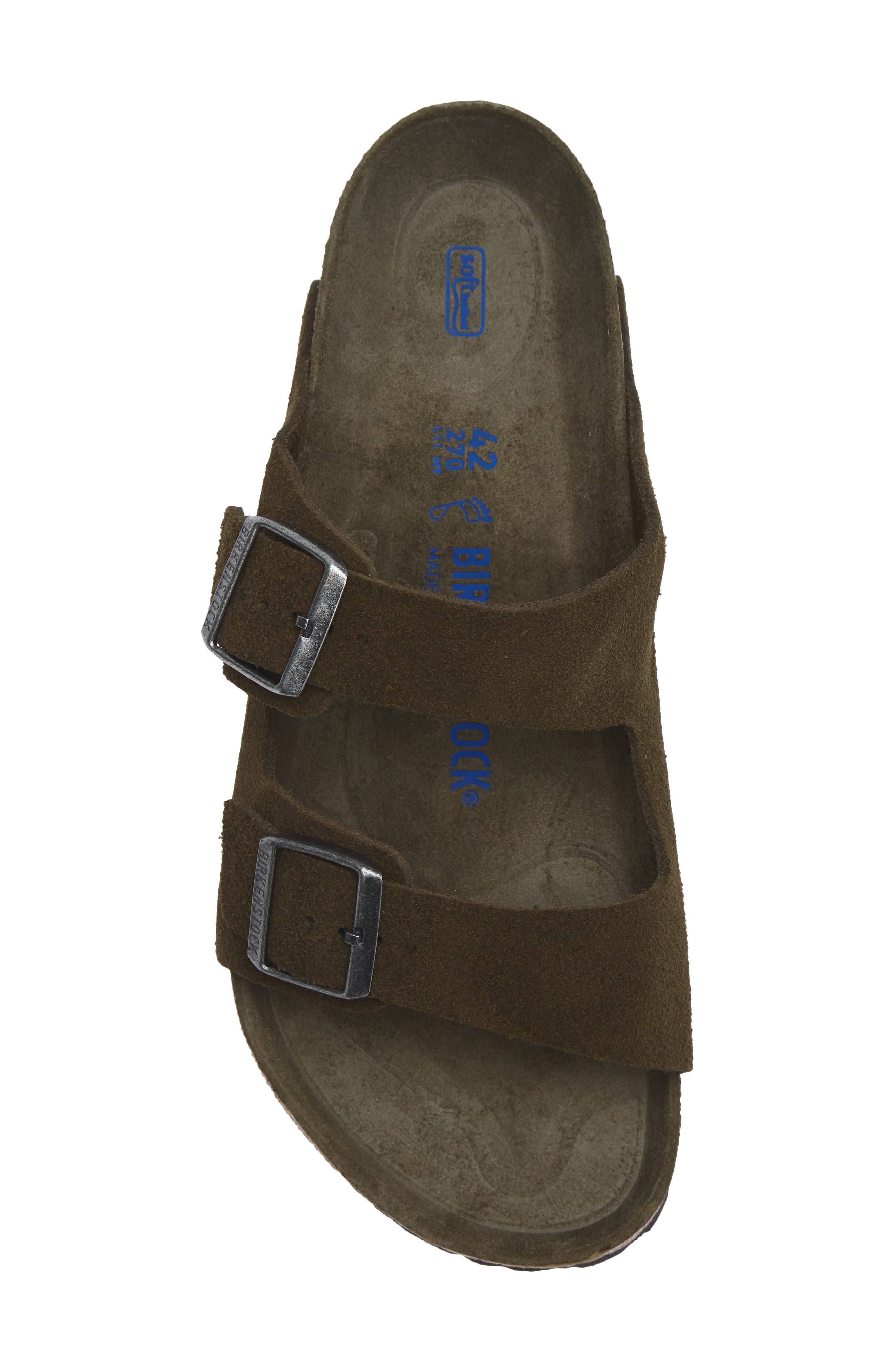 Arizona Soft Slide Sandal, Alternate, color, THYME GREEN