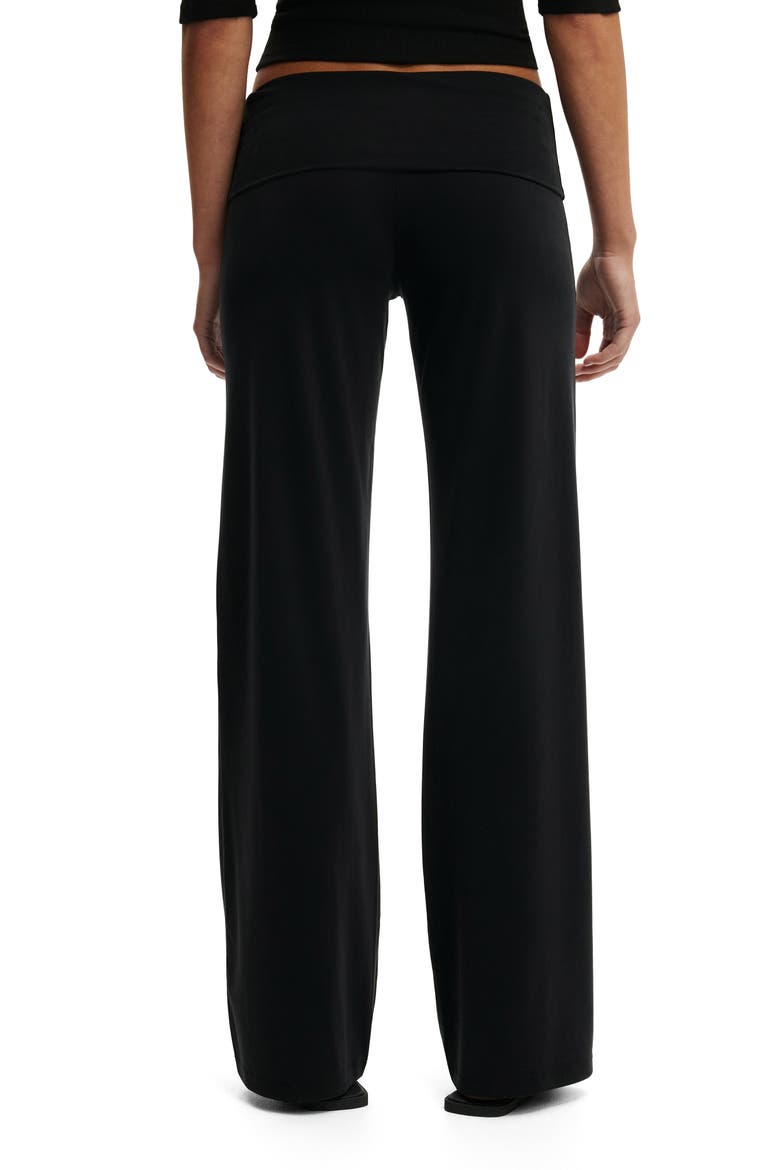 Women's Honey Fold Over Pant, Alternate, color, Black