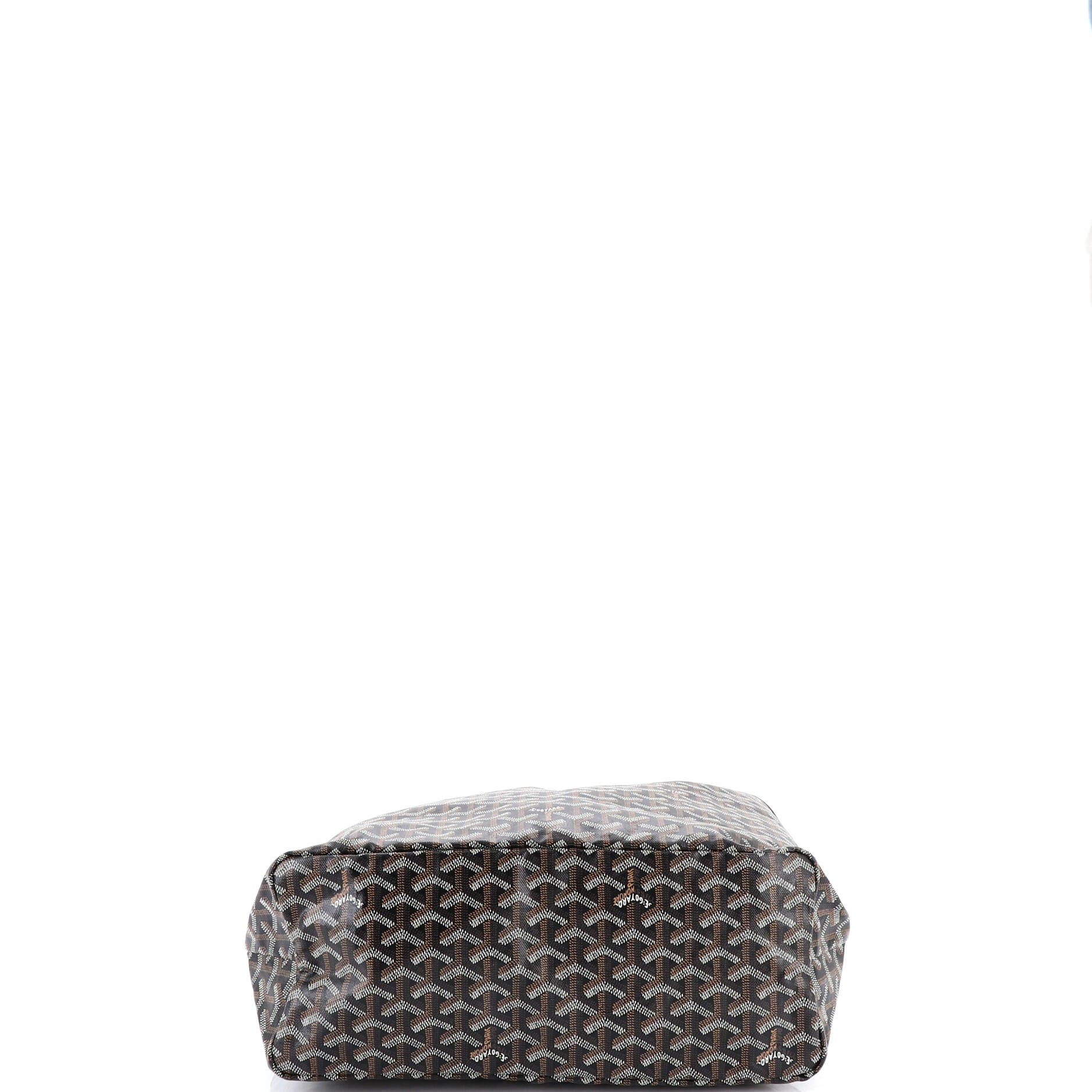 Pre-Owned Goyard Saint Louis Tote Coated Canvas PM, Alternate, color, Black