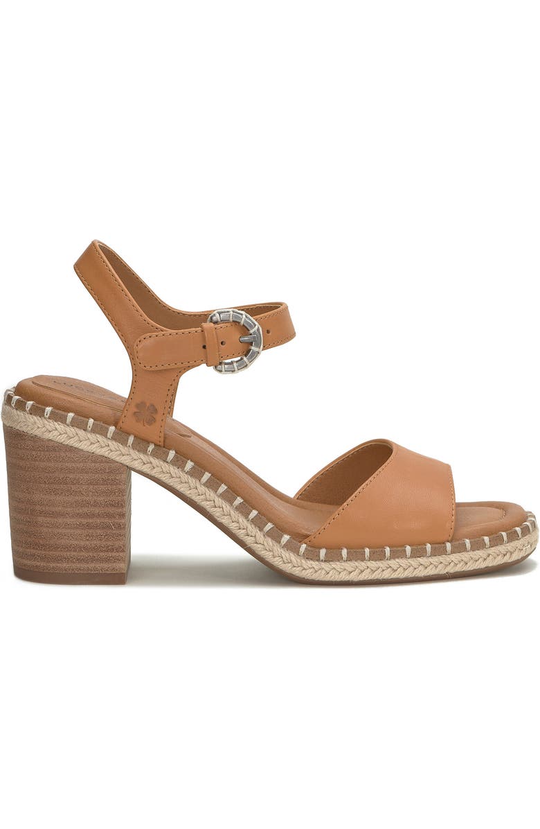 Lucky Brand Jennyl Ankle Strap Espadrille Sandal, Alternate, color, Tanny