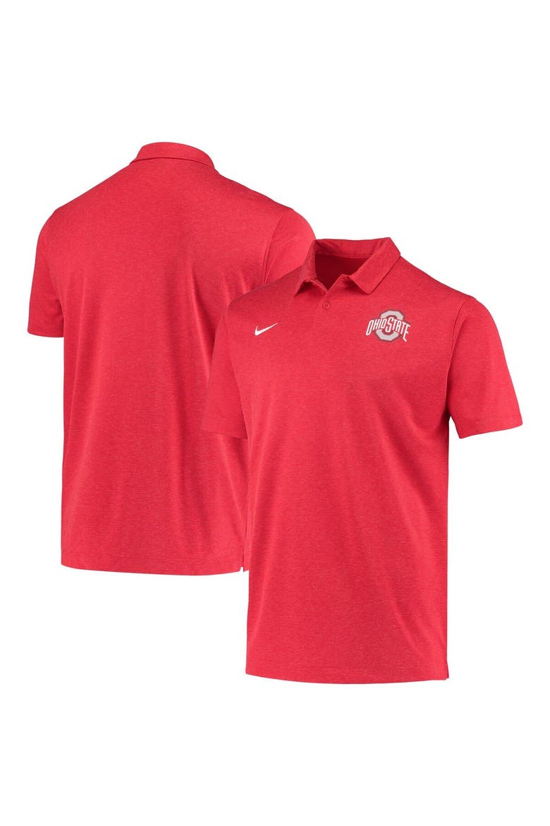 Men's Nike Scarlet Ohio State Buckeyes College Performance Polo, Main, color, Scarlet