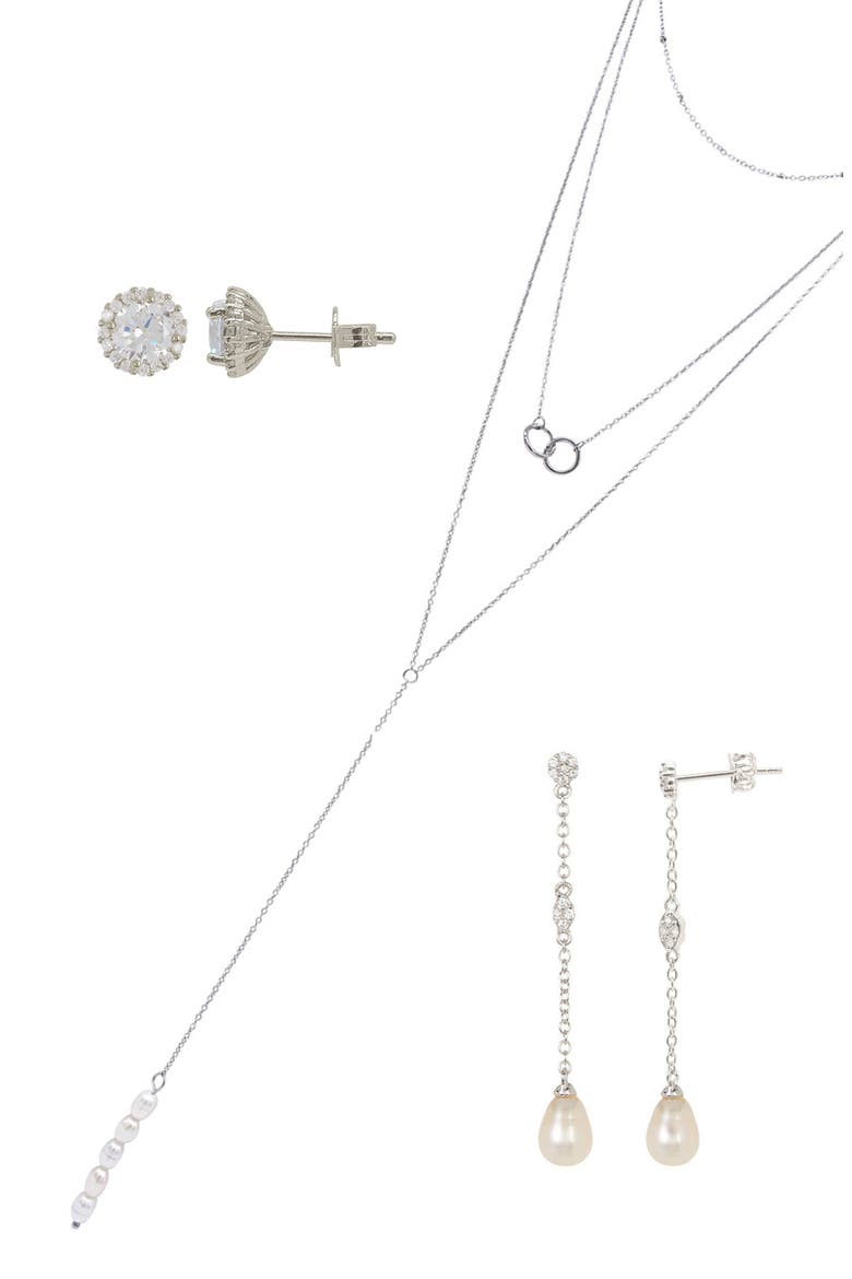 3-Piece Mixed Combo Set, Main, color, SILVER