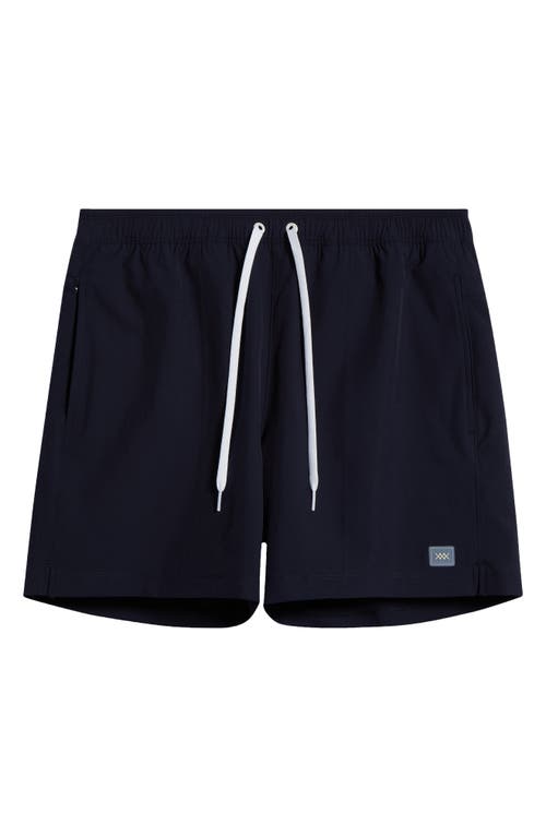 Rhone 5.5-inch Water Repellent Swim Trunks In True Navy