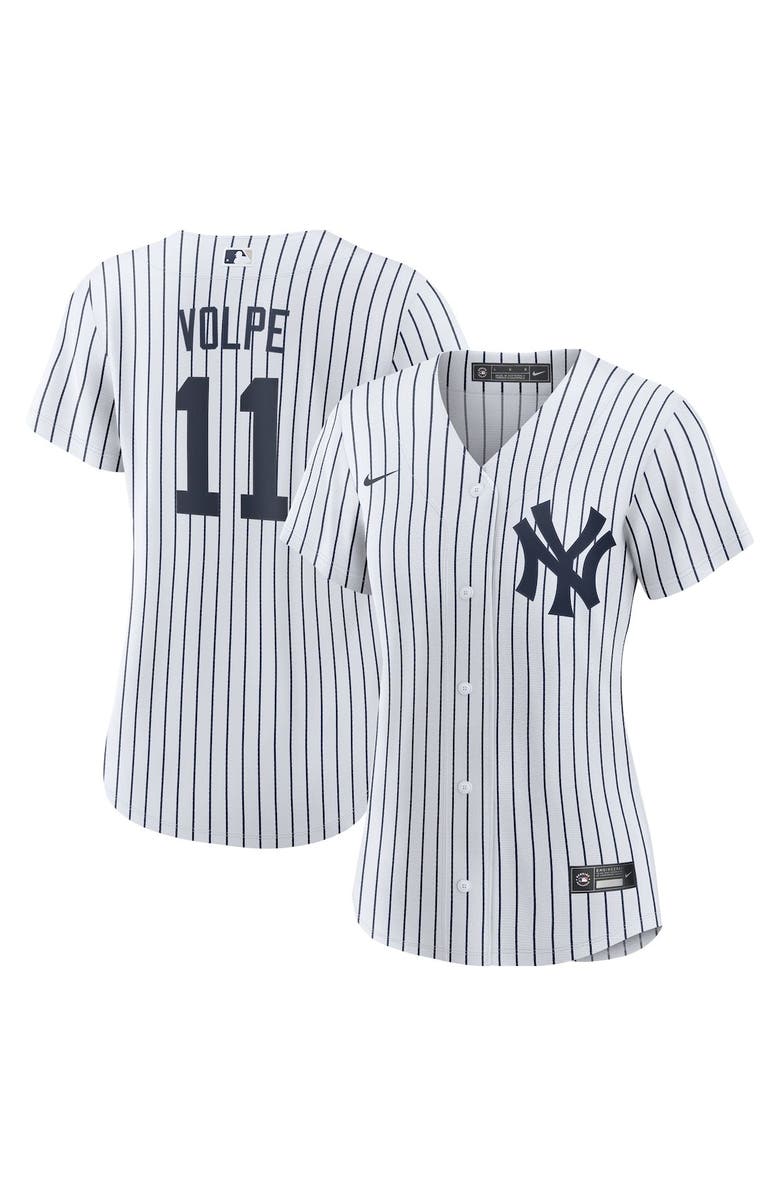 Nike Women's Nike Anthony Volpe White New York Yankees Home Replica Player Jersey, Main, color,
