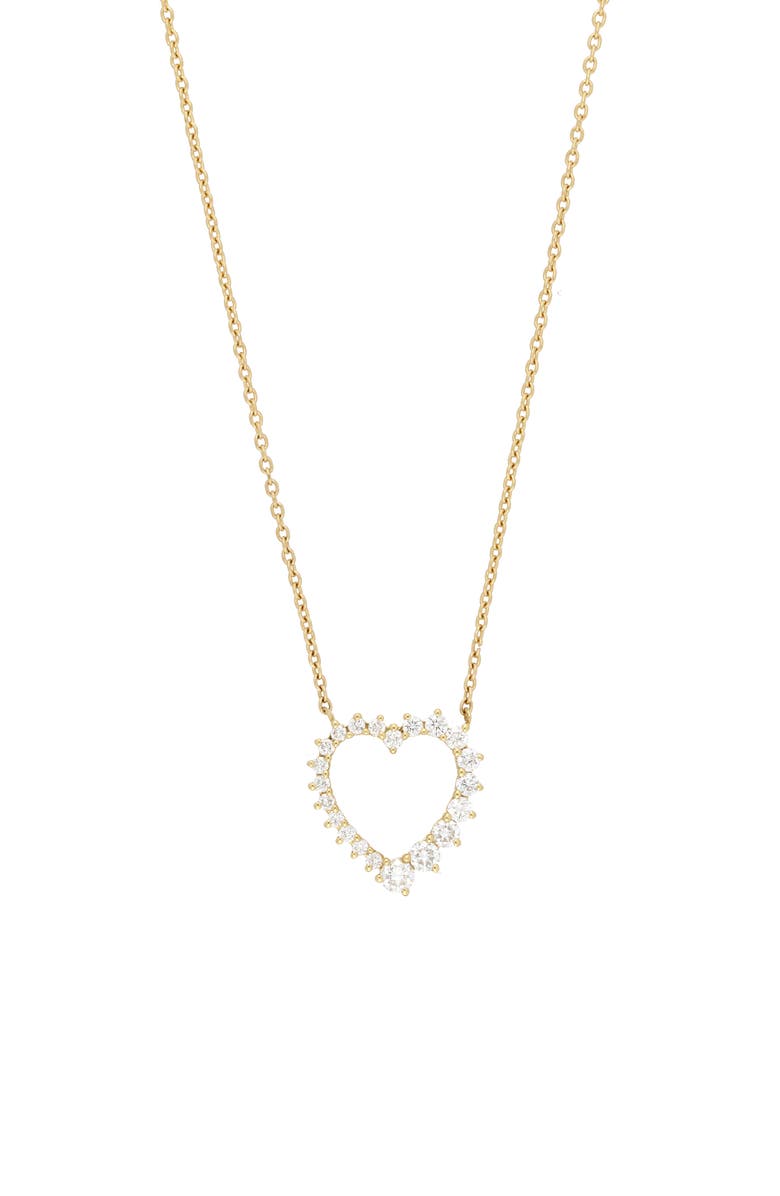 Bony Levy Liora Graduated Diamond Heart Pendant Necklace, Main, color,