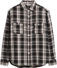 EDWIN Plaid Cotton Button-Up Work Shirt