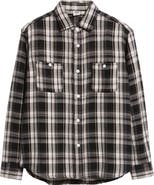 EDWIN Plaid Cotton Button-Up Work Shirt