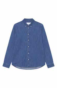 Les Deux Konrad Denim Button Down Shirt