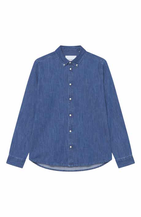 Les Deux Konrad Denim Button Down Shirt