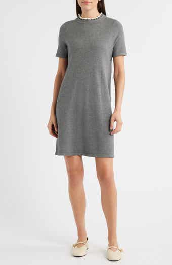 Caslon® Ruffle Accent Sweater Dress