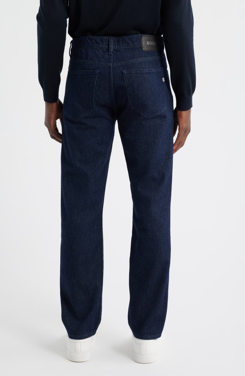 BOSS Ogden Straight Leg Jeans, Alternate, color, Dark Blue